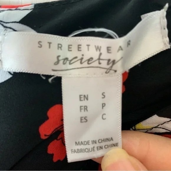 STREETWEAR SOCIETY REGULAR FIT WRAP DRESS - Picture 2 of 4